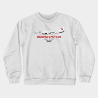 Boeing B747-400 - Japan Airlines "Old Colours" Crewneck Sweatshirt